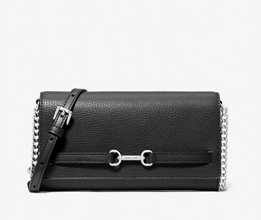 Michael Kors Carson Large Pebbled Leather Convertible Crossbody Bag