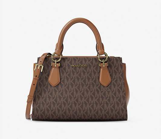 Michael Kors Marilyn Small Signature Logo Messenger Bag