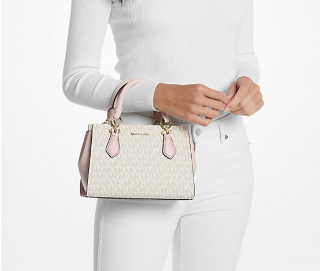Michael Kors Marilyn Small Signature Logo Messenger Bag