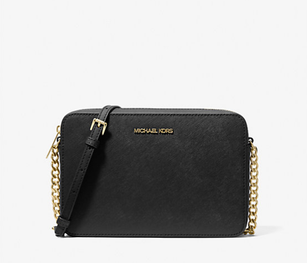 Michael Kors Jet Set Large Saffiano Leather Crossbody Bag