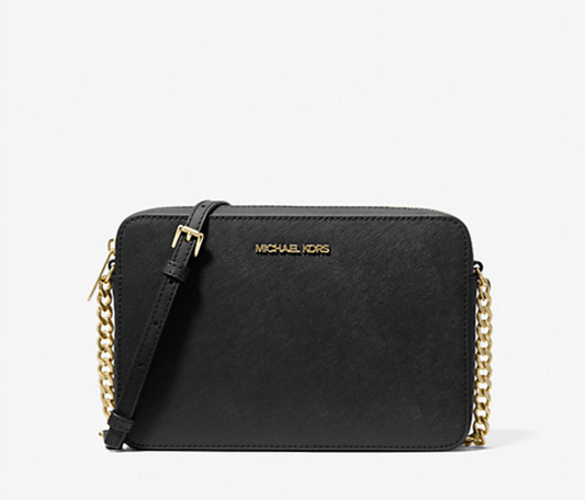 Michael Kors Jet Set Large Saffiano Leather Crossbody Bag