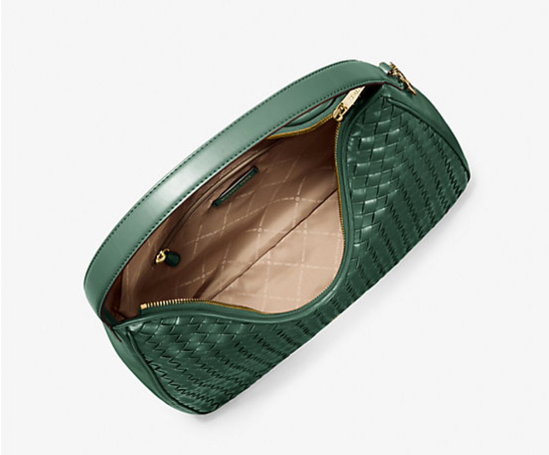 Michael Kors Nayla Medium Woven Shoulder Bag