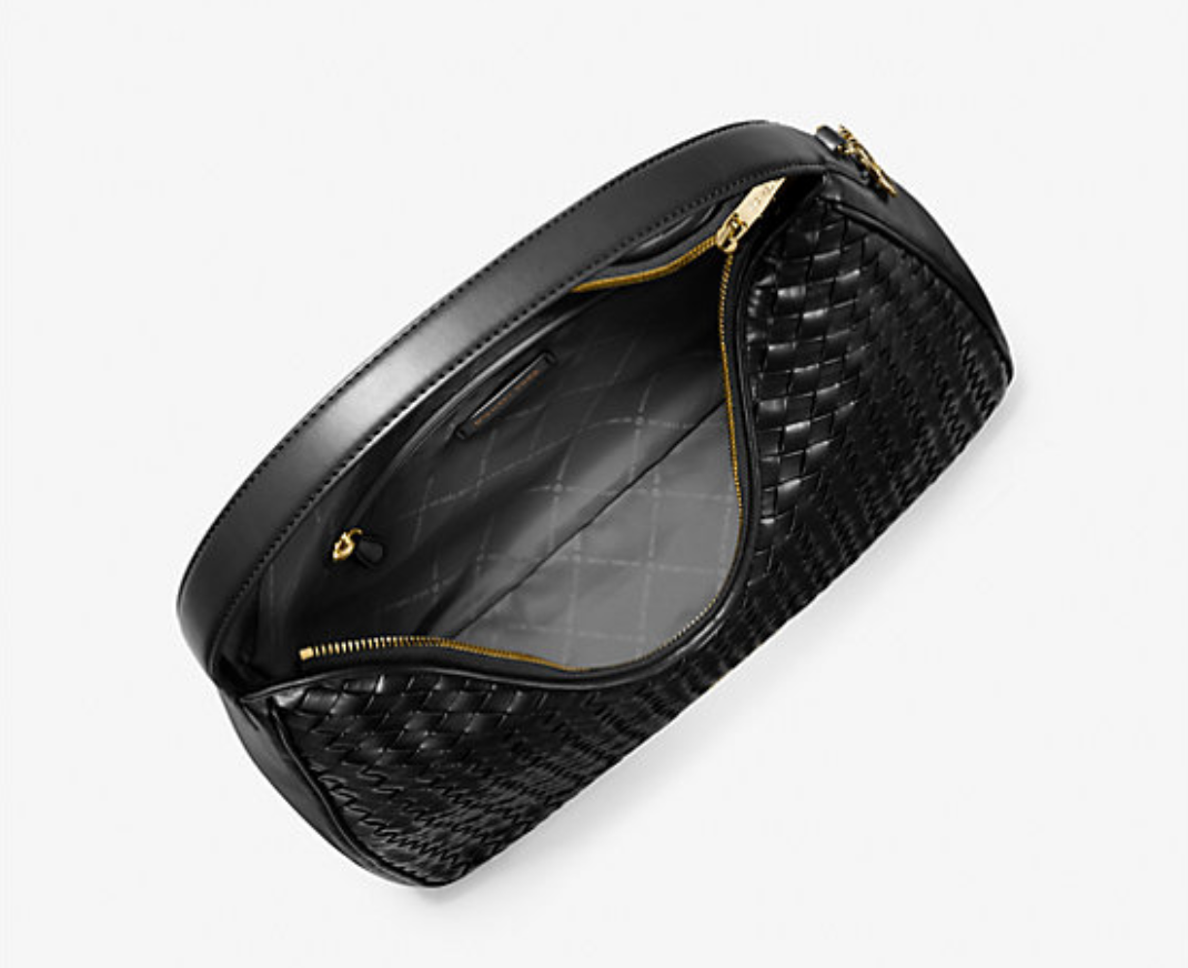 Michael Kors Nayla Medium Woven Shoulder Bag