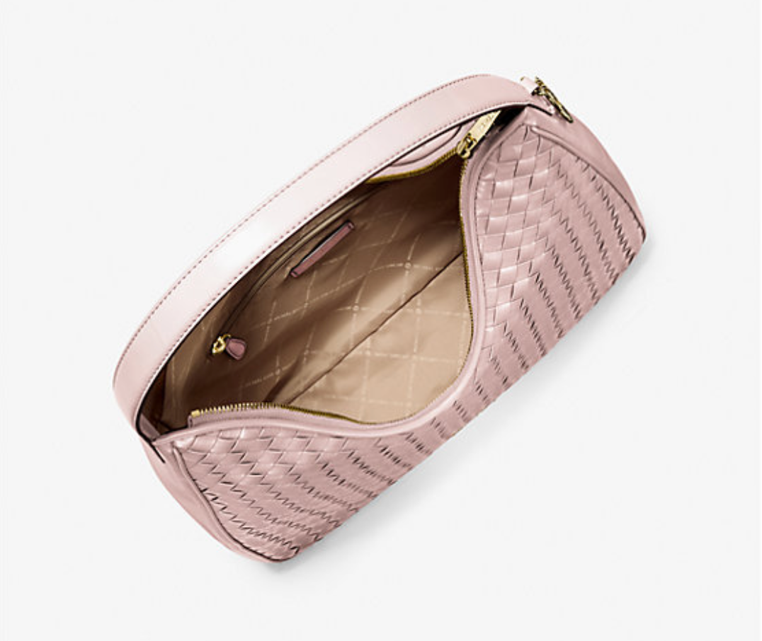 Michael Kors Nayla Medium Woven Shoulder Bag