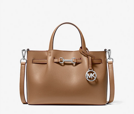 Michael Kors Carson Small Pebbled Leather Satchel