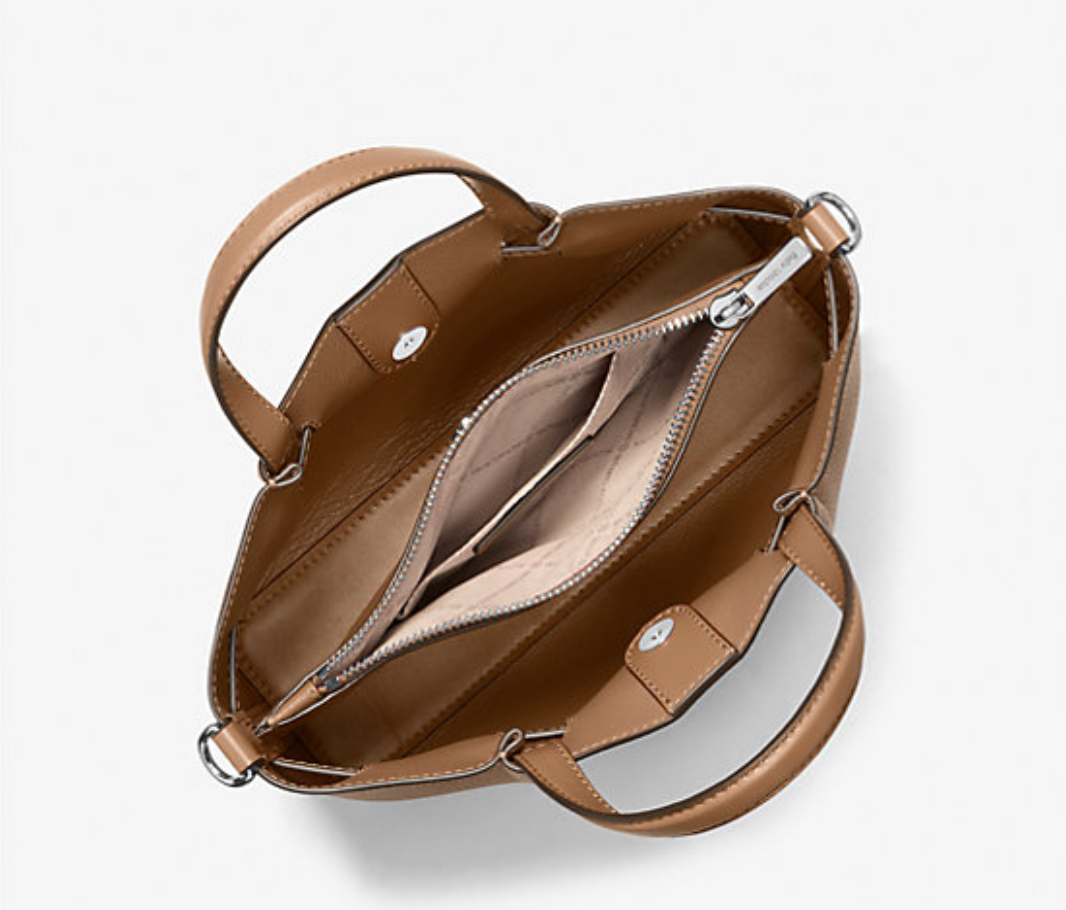 Michael Kors Carson Small Pebbled Leather Satchel