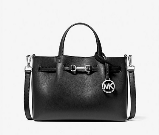 Michael Kors Carson Small Pebbled Leather Satchel