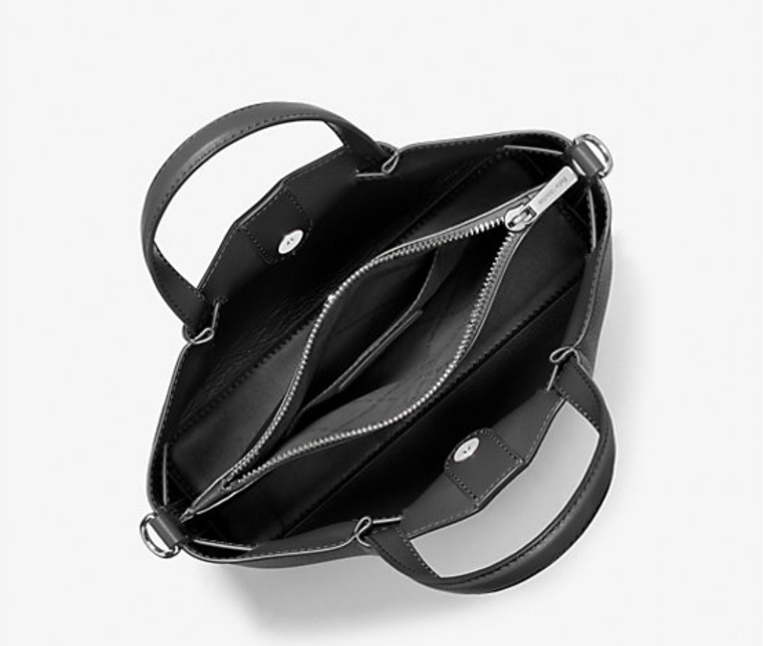 Michael Kors Carson Small Pebbled Leather Satchel