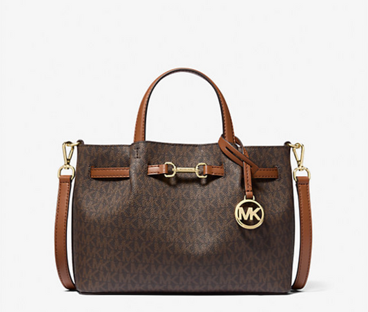 Michael Kors Carson Small Pebbled Leather Satchel