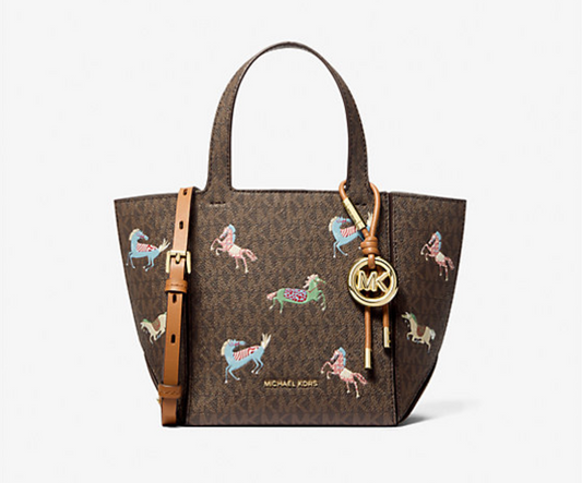 Michael Kors Jordi Small Signature Logo Convertible Tote Bag