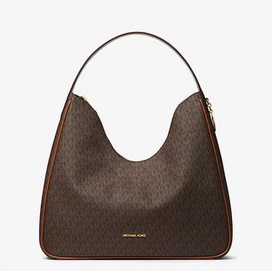 Michael Kors Nayla Medium Signature Logo Shoulder Bag