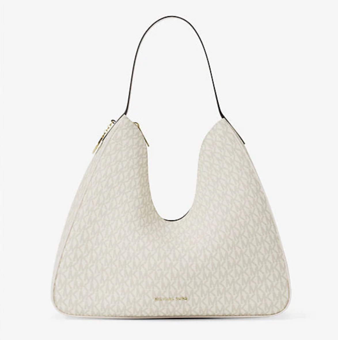 Michael Kors Nayla Medium Signature Logo Shoulder Bag