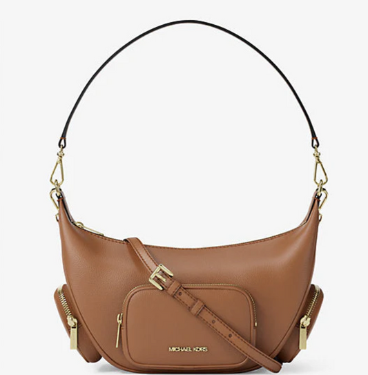 Michael Kors Merritt Medium Pebbled Leather Convertible Shoulder Bag