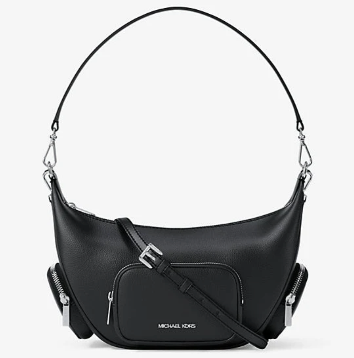 Michael Kors Merritt Medium Pebbled Leather Convertible Shoulder Bag
