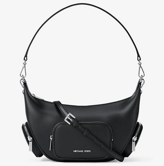 Michael Kors Merritt Medium Pebbled Leather Convertible Shoulder Bag