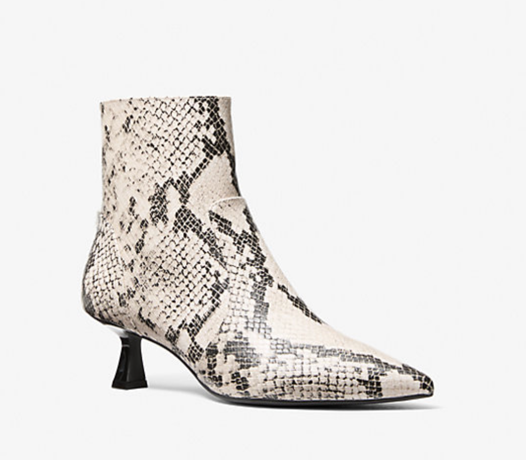 Michael Kors Amali Snake Embossed Boot