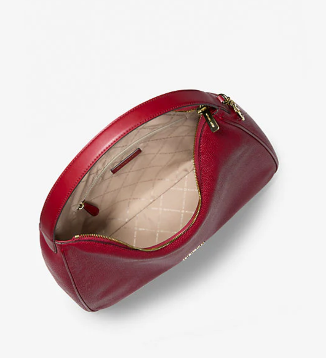 Michael Kors Nayla Medium Pebbled Leather Shoulder Bag