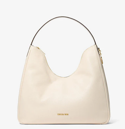Michael Kors Nayla Medium Pebbled Leather Shoulder Bag
