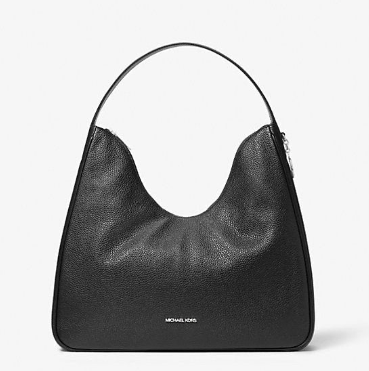 Michael Kors Nayla Medium Pebbled Leather Hobo Shoulder Bag