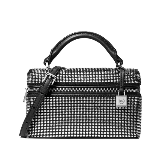 Michael Kors Jana Extra-Small Embellished Suede Convertible Crossbody Bag