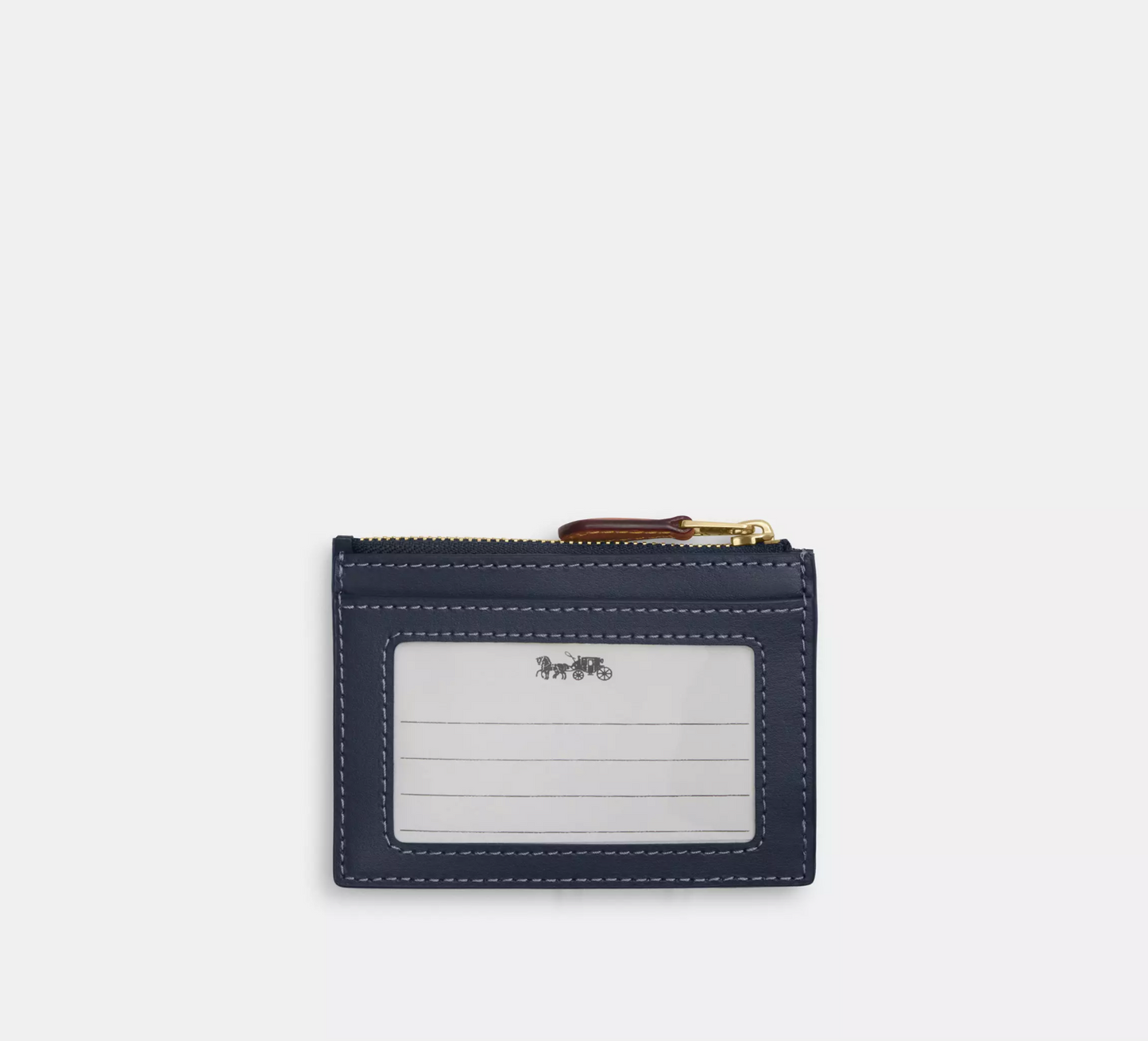 Coach Mini Skinny Id Case In Signature Denim Kartlık