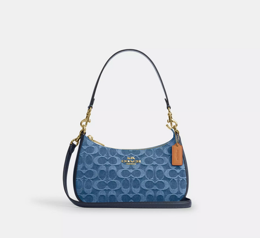 Coach Teri Shoulder Bag In Signature Denim