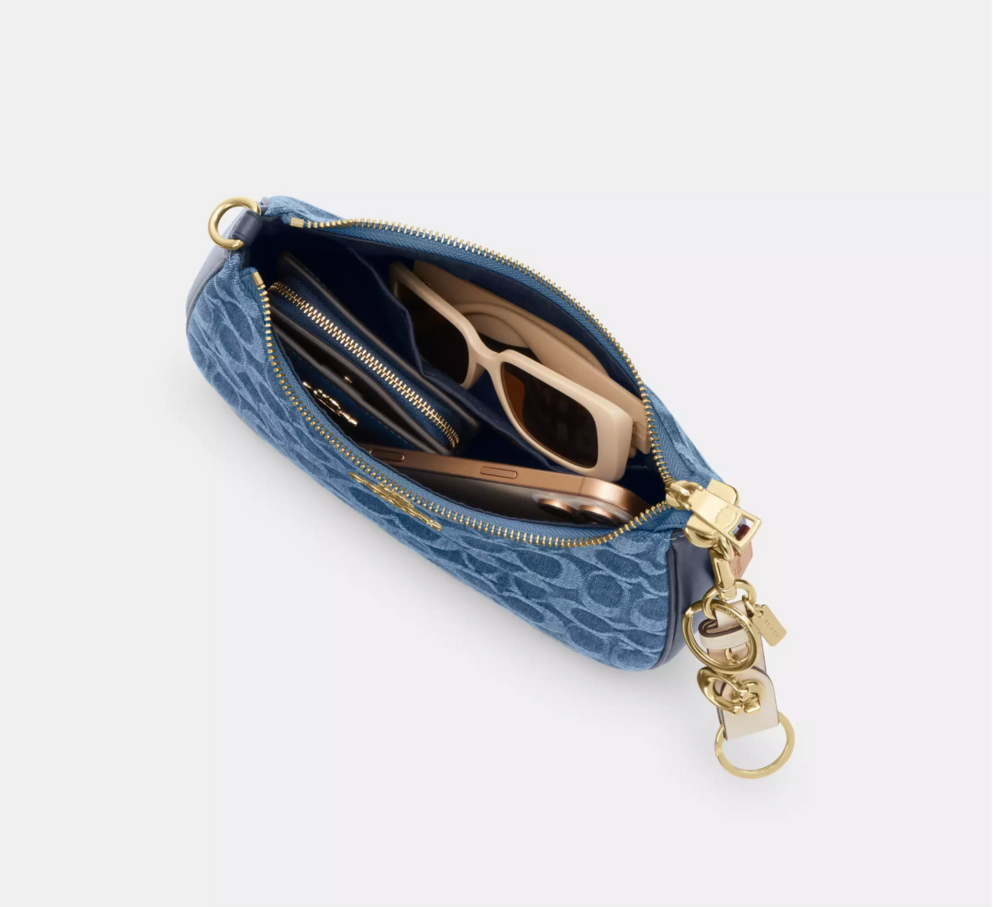 Coach Teri Shoulder Bag In Signature Denim