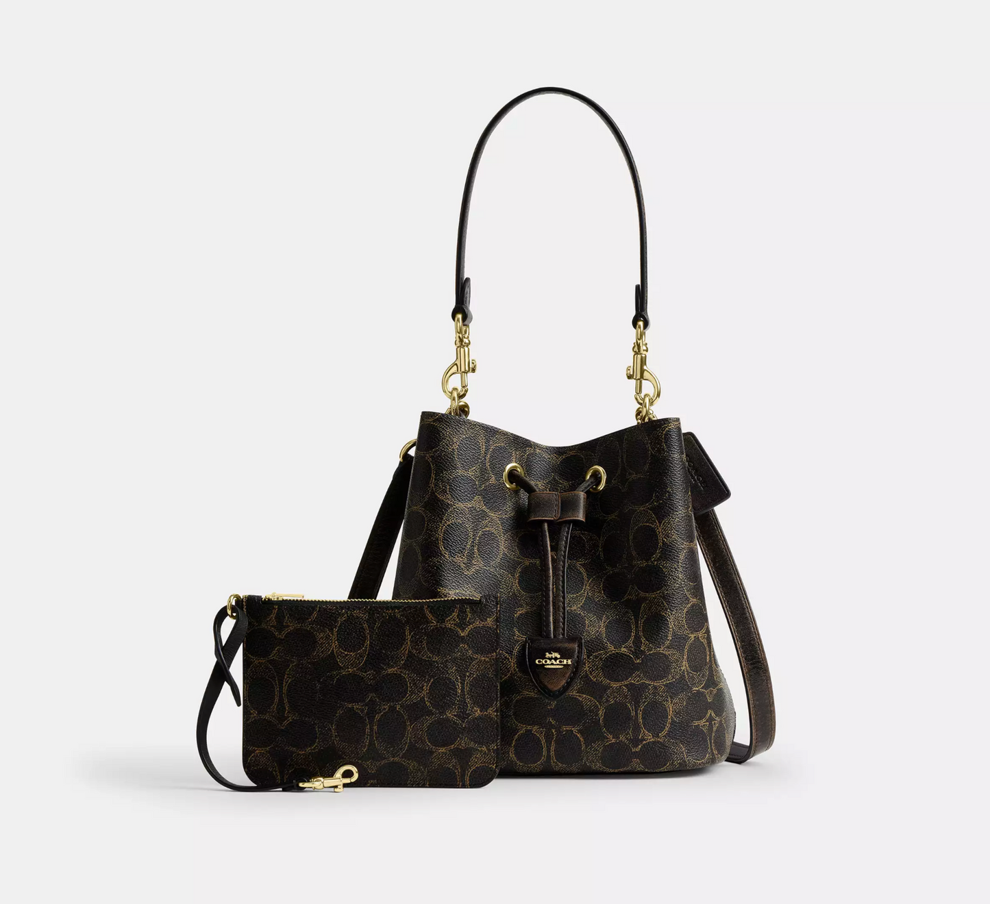 Rowan Bucket Bag In Maxi Signature Canvas