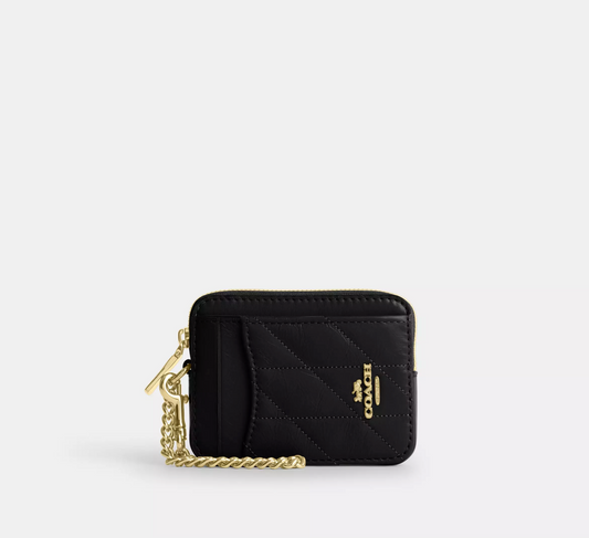 Coach Zip Card Case Kartlık
