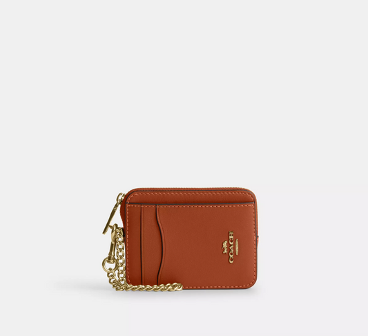 Coach Zip Card Case Kartlık