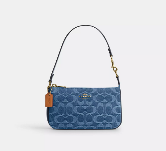 Coach Nolita 19 In Signature Denim