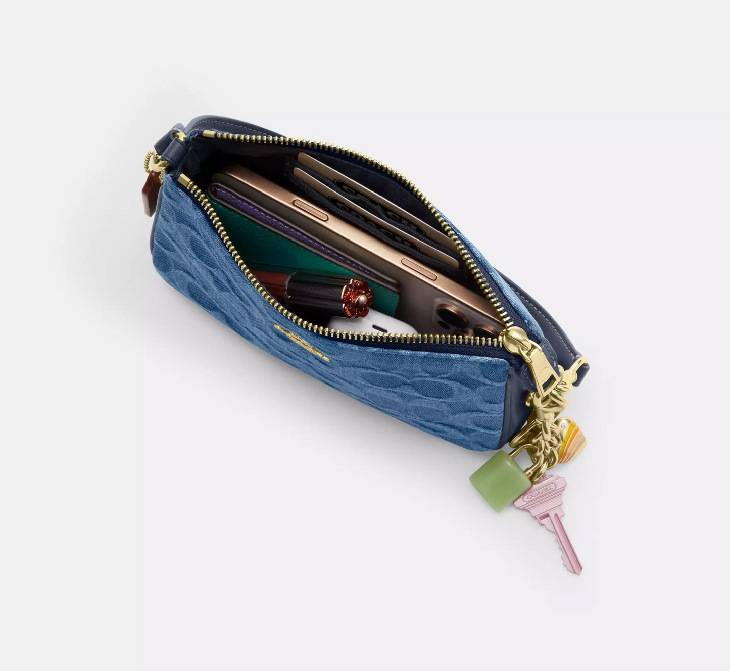 Coach Nolita 19 In Signature Denim