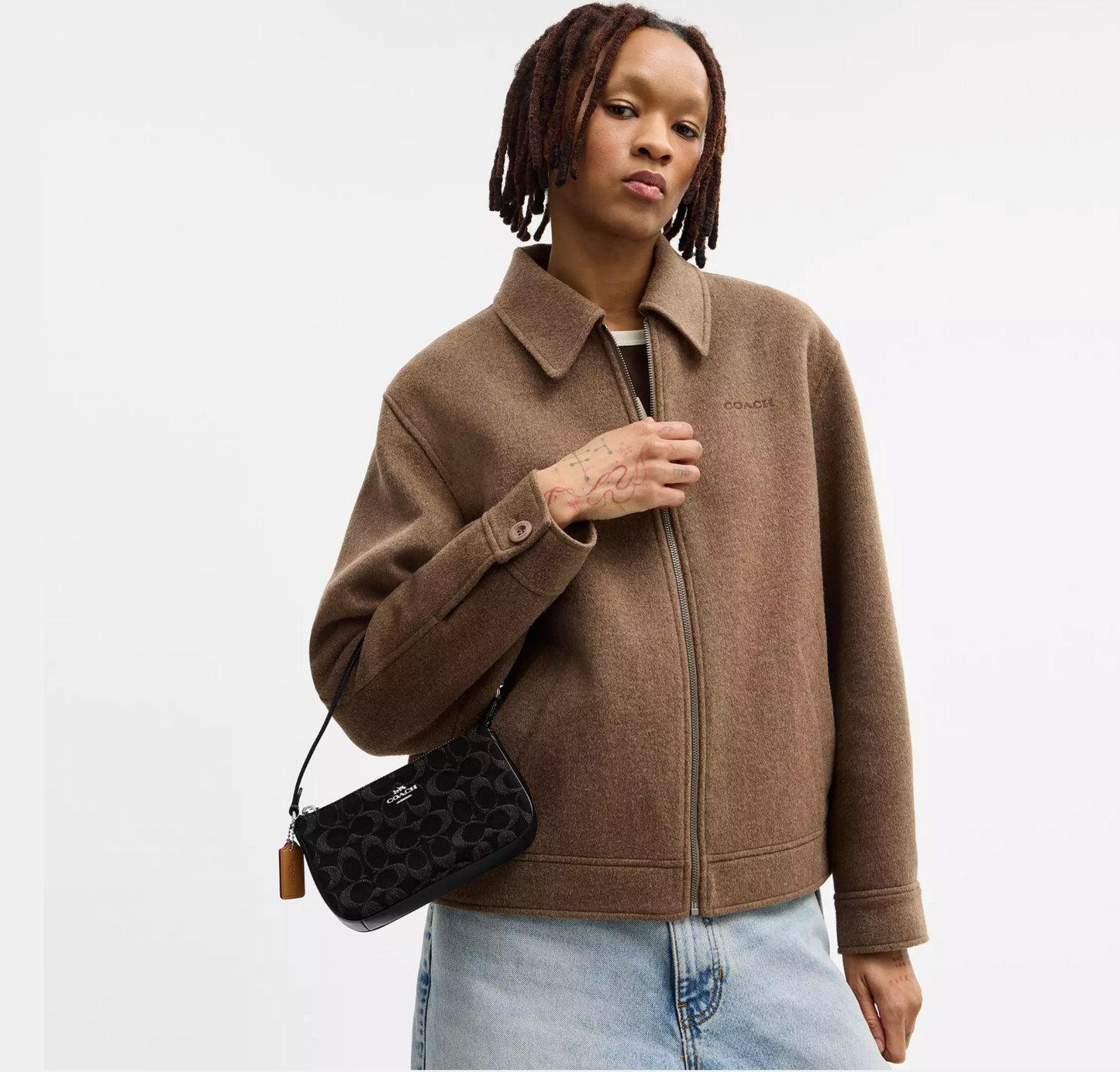 Coach Nolita 19 In Signature Denim