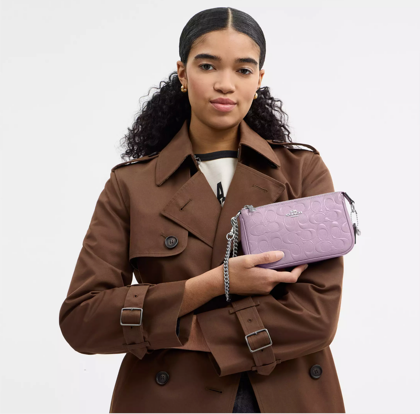 Coach Nolita 19 In Signature Leather With Heart Charm