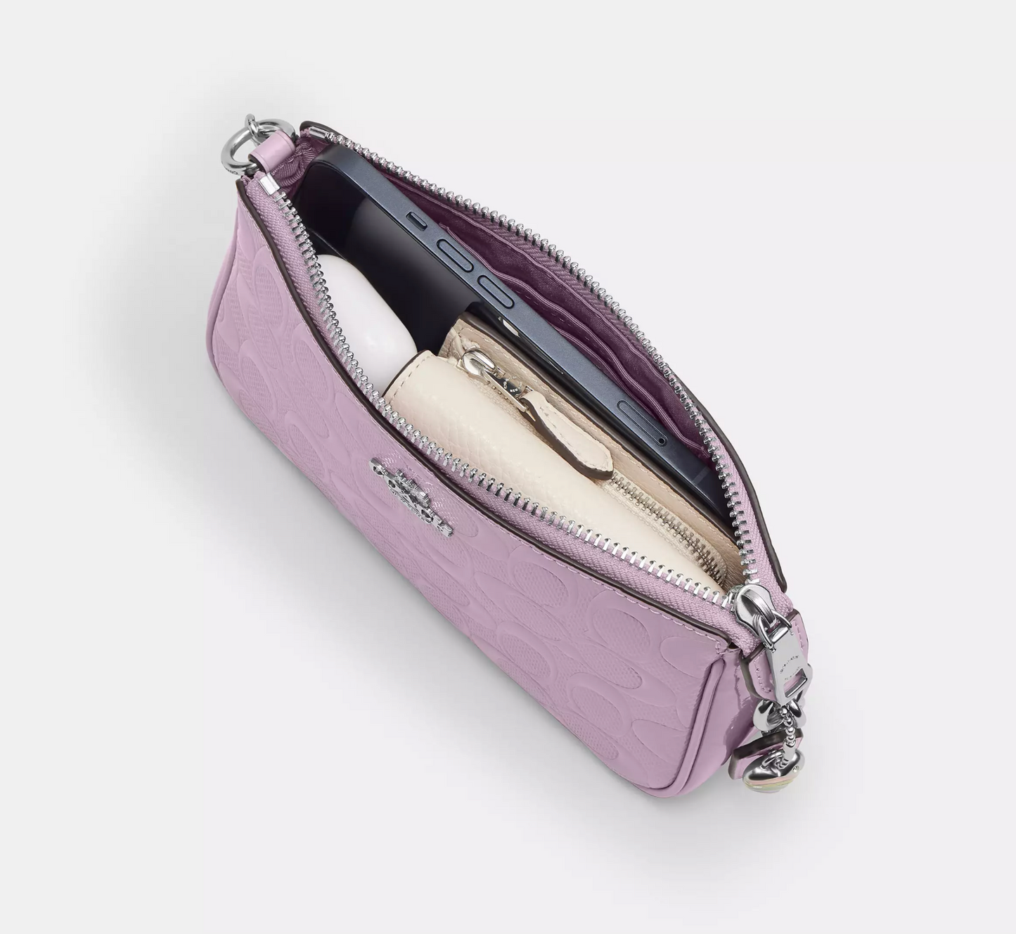Coach Nolita 19 In Signature Leather With Heart Charm