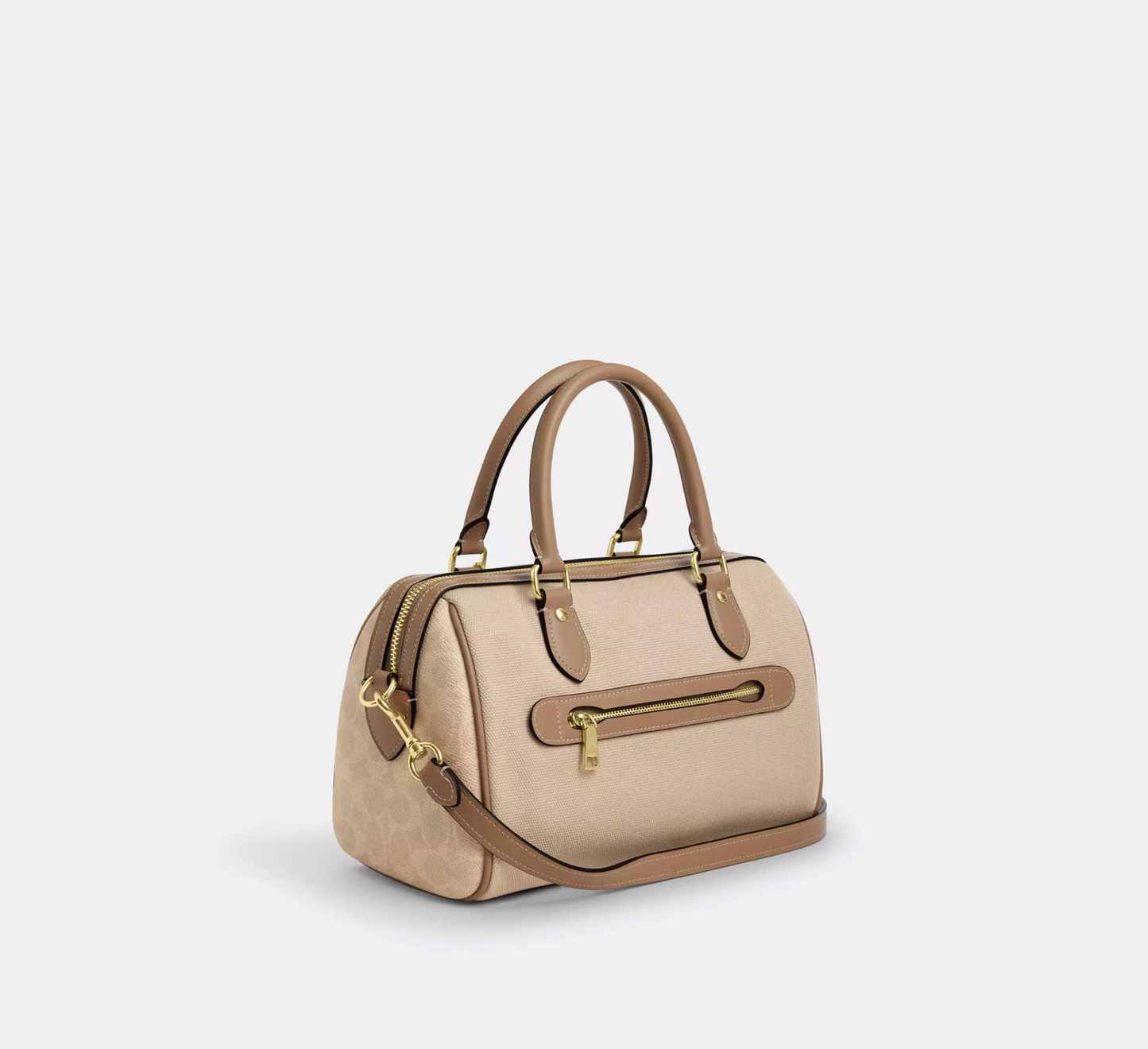 Coach Rowan Satchel Bag In Colorblock