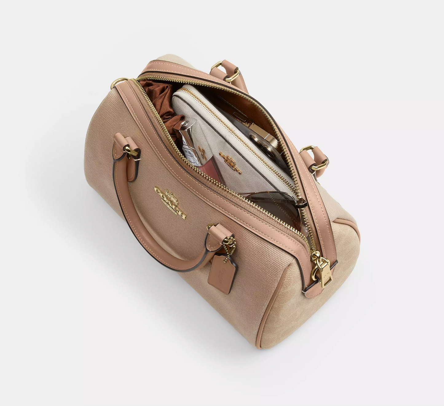 Coach Rowan Satchel Bag In Colorblock