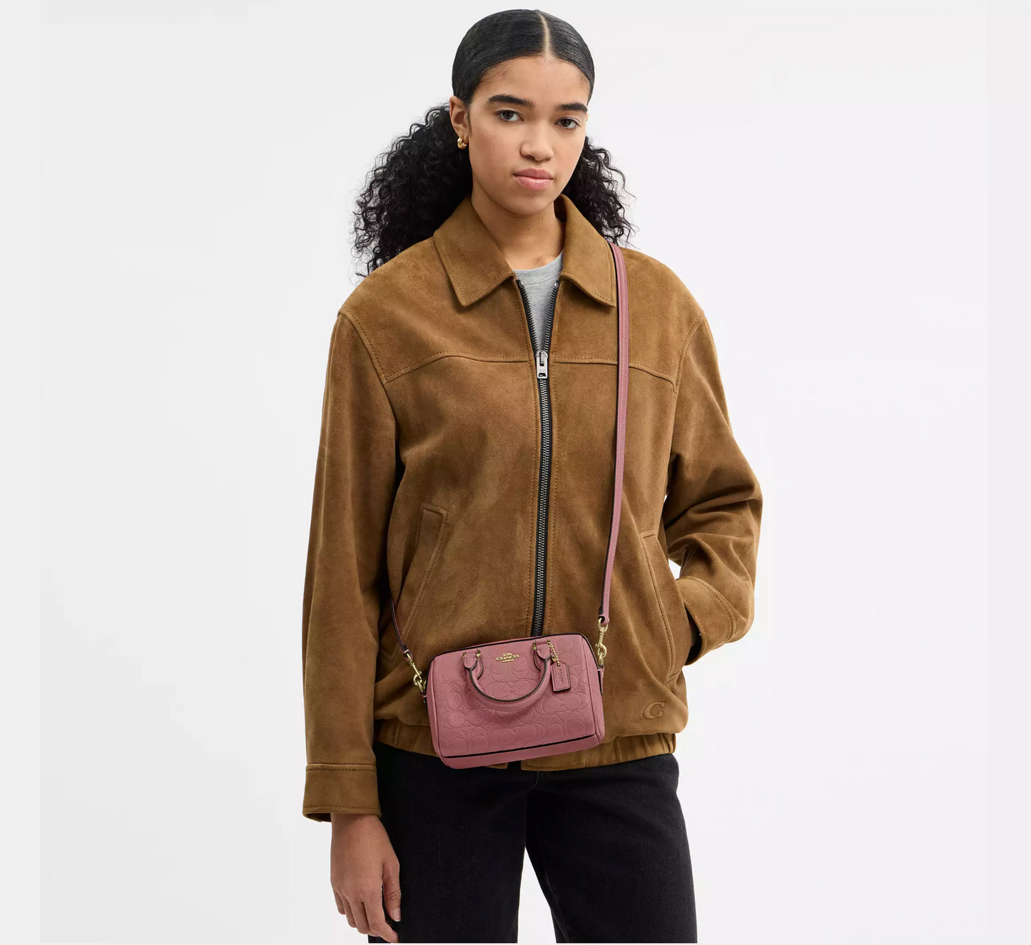 Coach Mini Rowan Crossbody Bag In Signature Leather