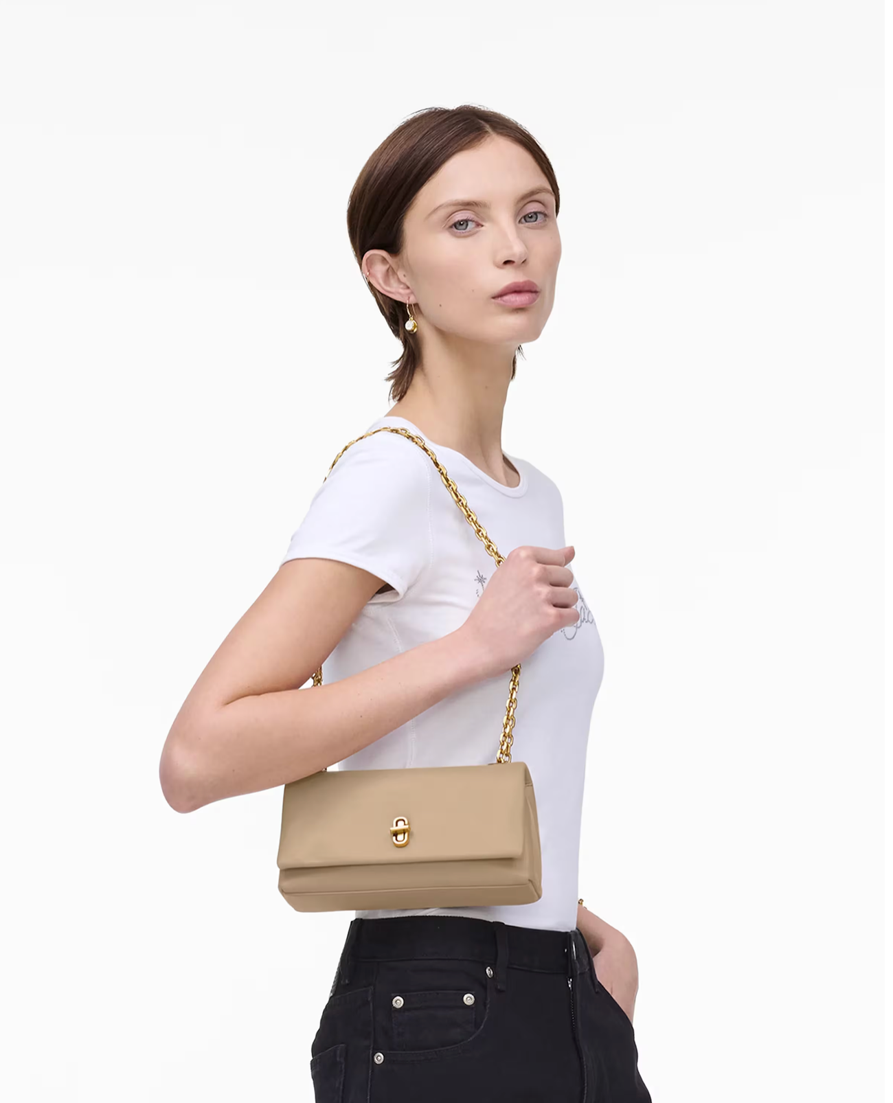 Marc Jacobs The Dual Chain Mini Bag - Camel