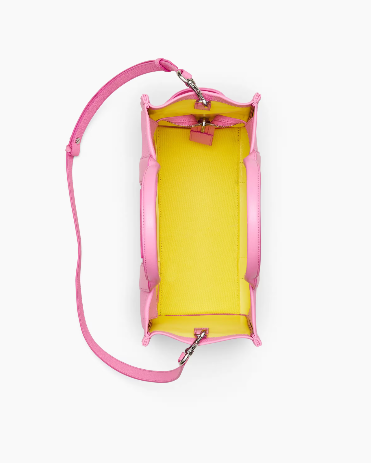 Marc Jacobs Leather Medium Tote Bag-Petal Pink