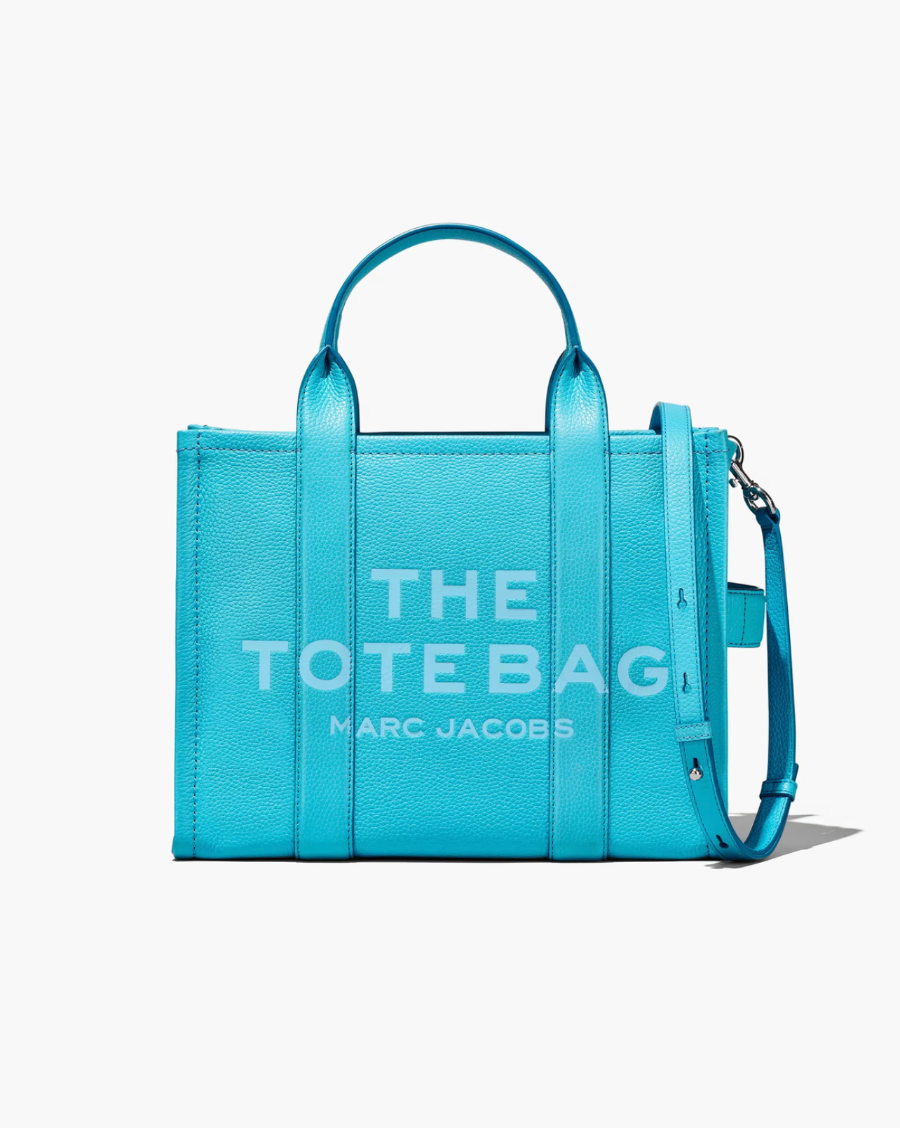 Marc Jacobs Leather Medium Tote Bag-Pool
