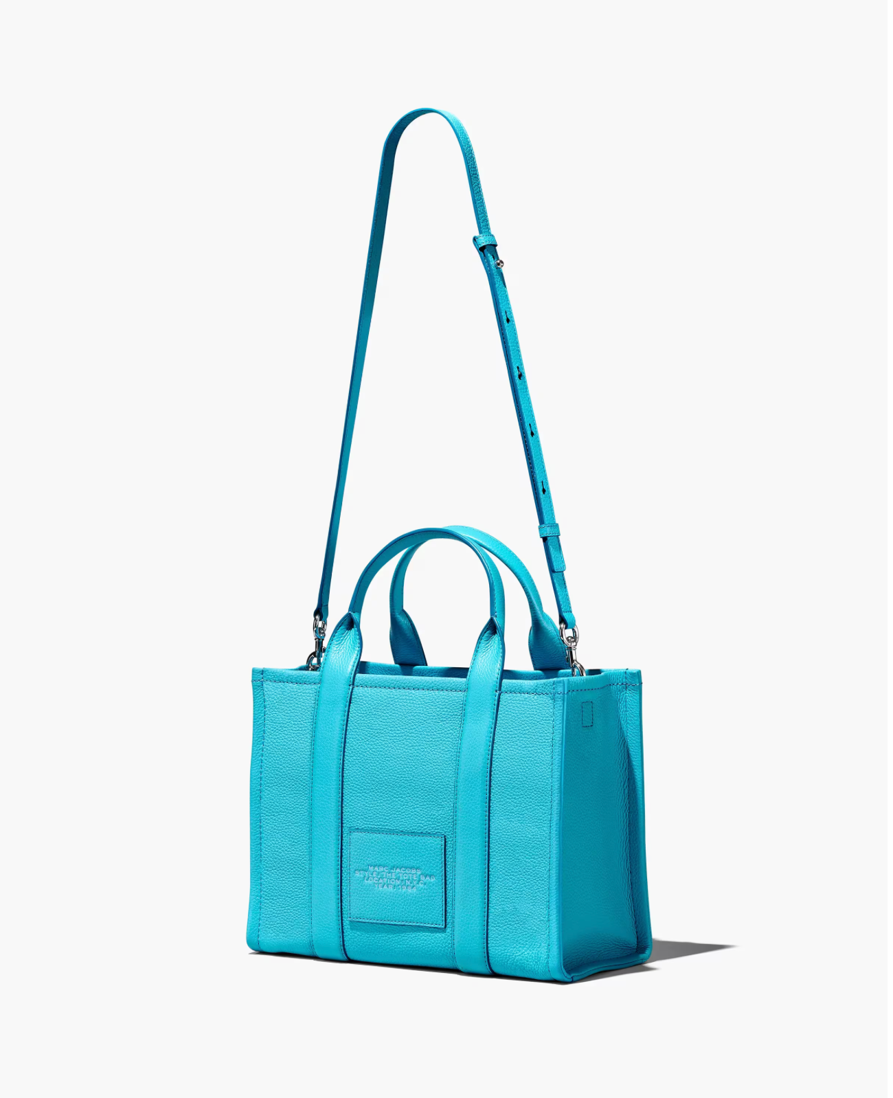 Marc Jacobs Leather Medium Tote Bag-Pool