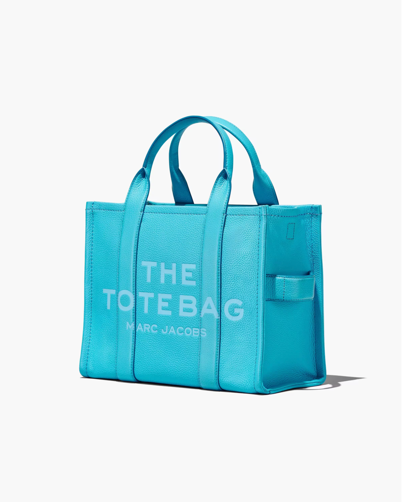 Marc Jacobs Leather Medium Tote Bag-Pool