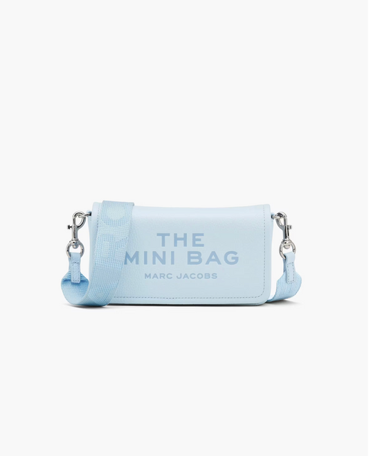 Marc Jacobs Leather Mini Bag-Cloud Blue