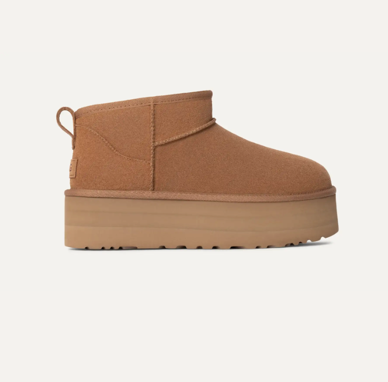 Women's Classic Ultra Mini Platform-Chestnut