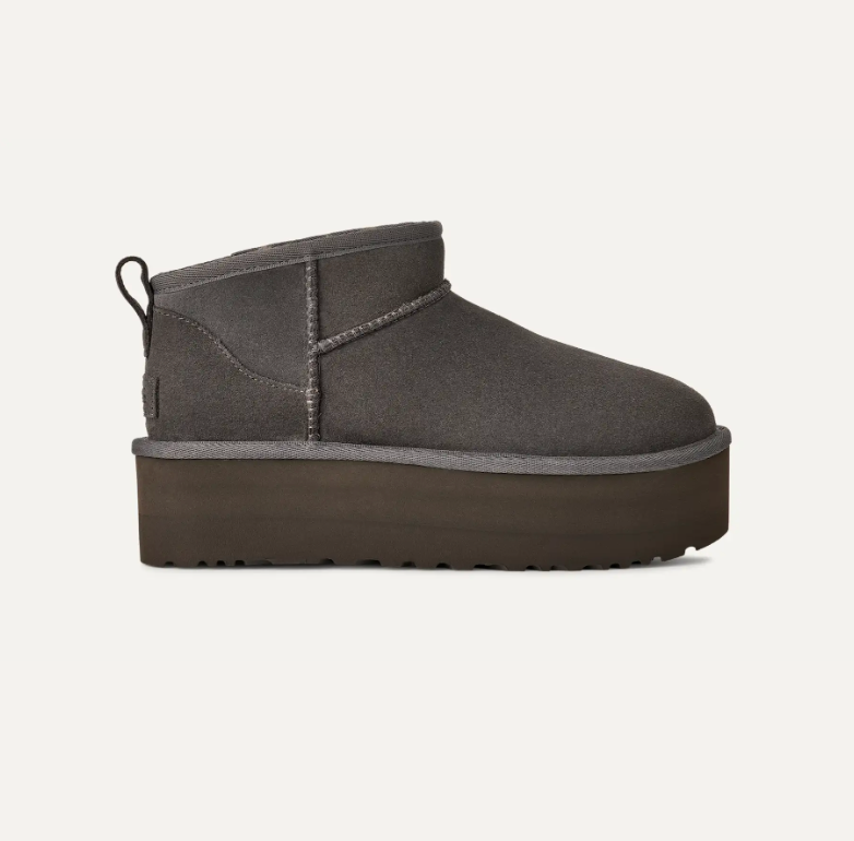 Women's Classic Ultra Mini Platform-Charcoal