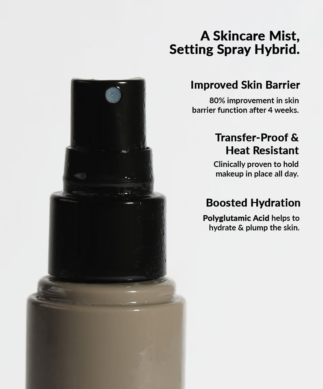 REFY Face Setter Hydrating and Plumping Setting Spray with Polyglutamic Acid
