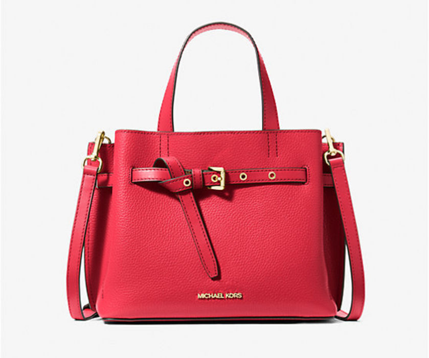 Emilia Small Pebbled Leather Satchel