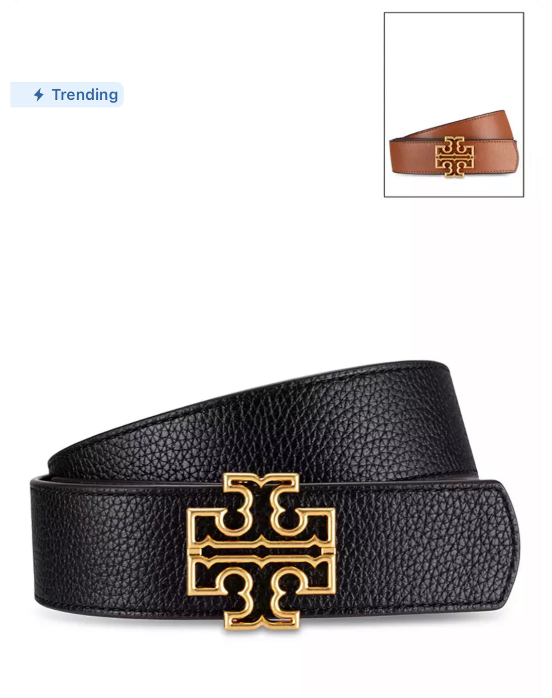 Tory Burch Britten Reversible Belt