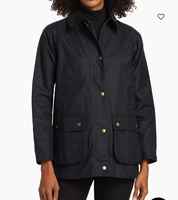 Barbour Acorn Wax Jacket Navy